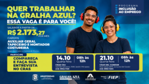 Arapongas abre vagas de trabalho para população vulnerável