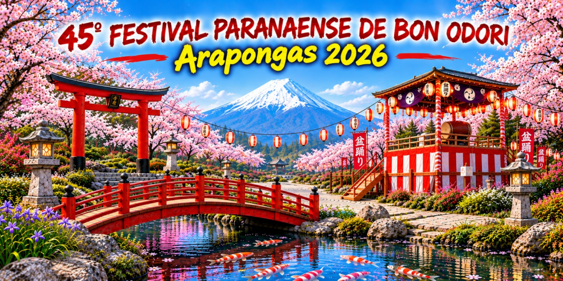 Arapongas Recebe 45ª Festival de Bon Odori com 500 Participantes