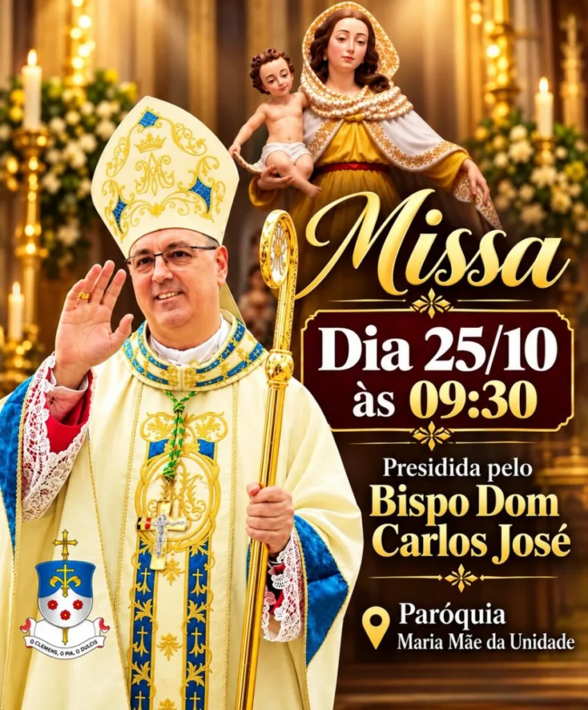 Bispo Dom Carlos José celebra missa em Faxinal neste domingo