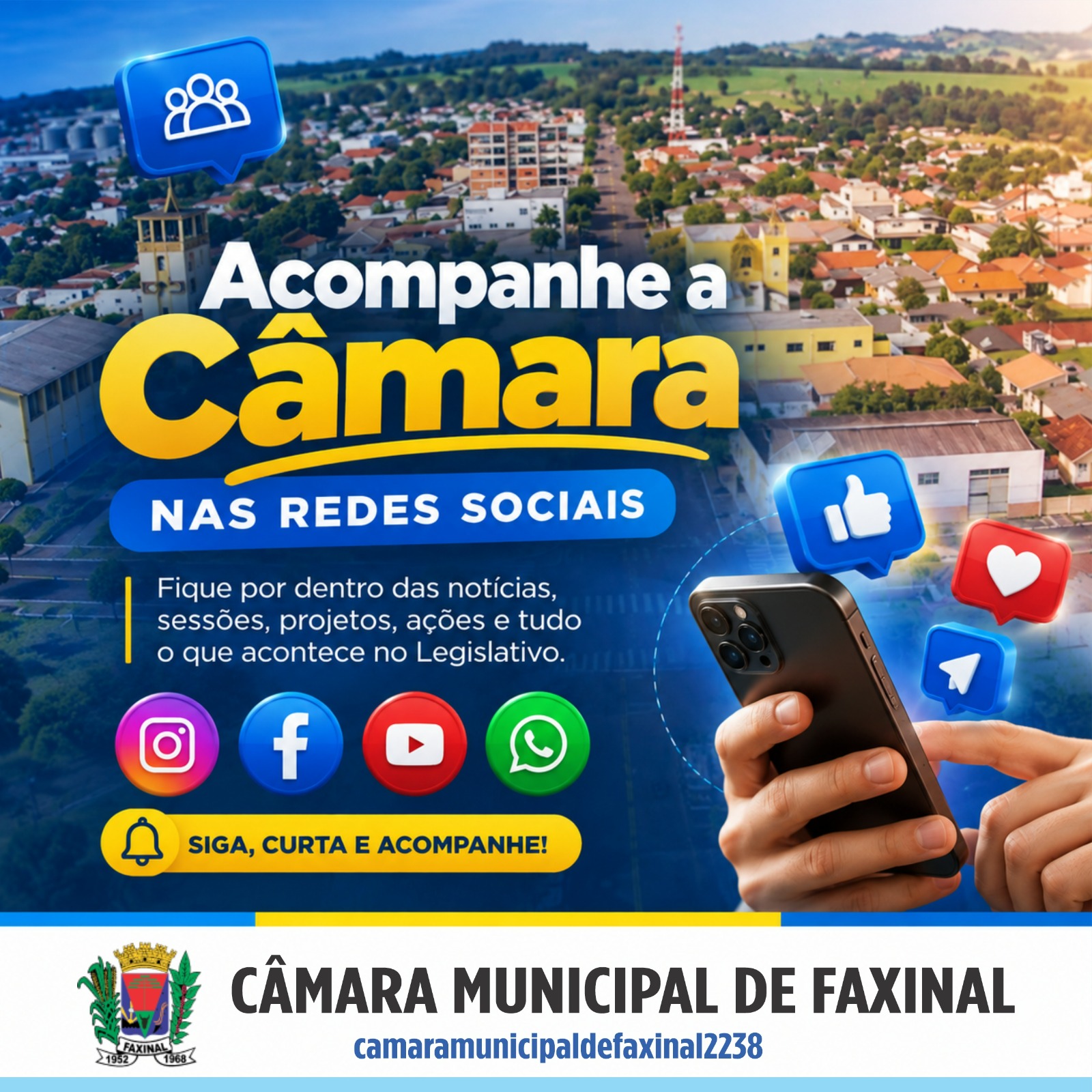 Câmara de Faxinal mantém agenda ativa com iniciativas políticas