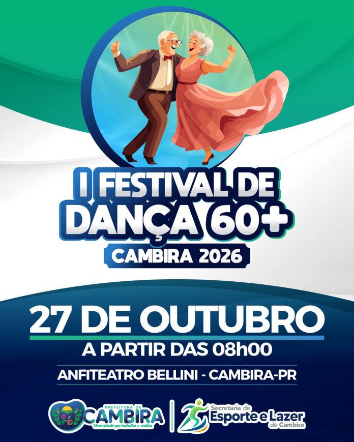 Cambira promove Festival de Dança para terceira idade em outubro