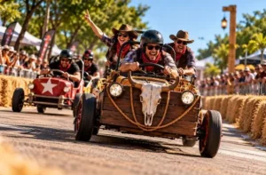 Festival Pé Vermelho apresenta Corrida Maluca com veículos personalizados