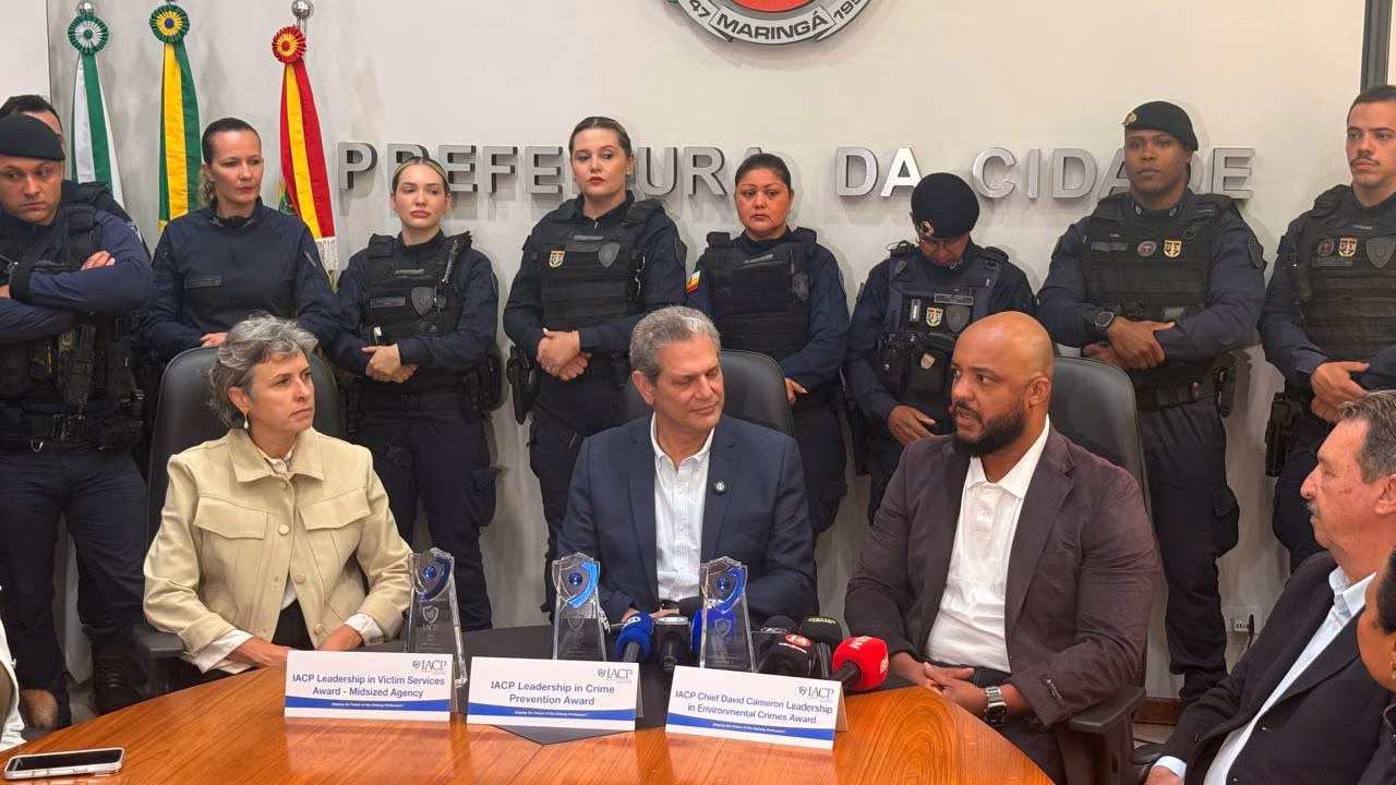 Guarda Municipal de Maringá ganha três reconhecimentos internacionais