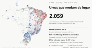 Mais de 4 mil seções de votação mudam de endereço para segundo turno eleitoral