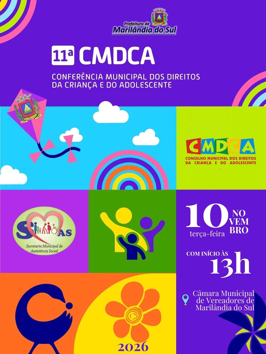 Marilândia do Sul realiza XI Conferência sobre Direitos de Crianças e Adolescentes