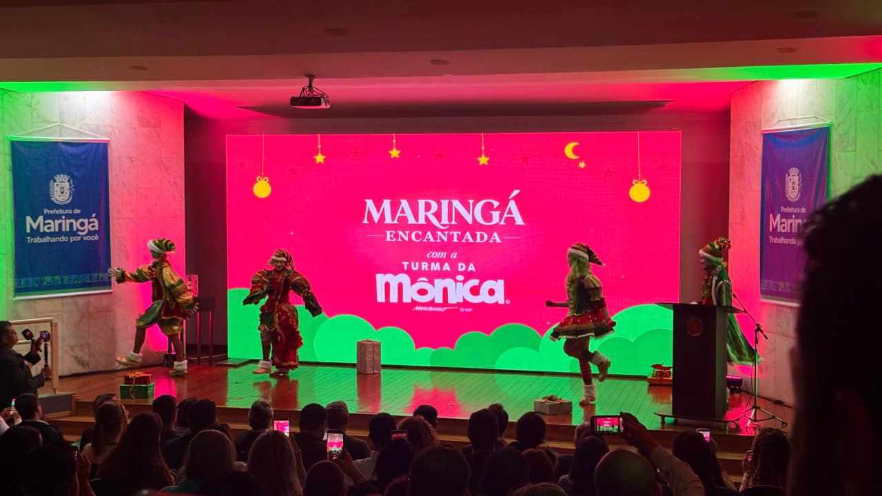 Maringá Encantada 2026: tirolesa e roda-gigante com tema Turma da Mônica