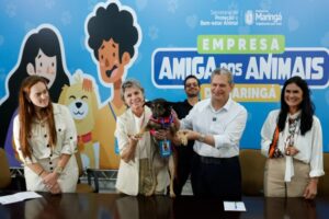 Maringá incorpora cadela Jurema ao projeto Cão Servidor de proteção animal