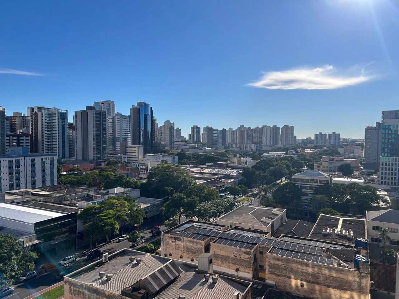 Maringá tem dia ameno na segunda-feira com sol e sem previsão de chuva