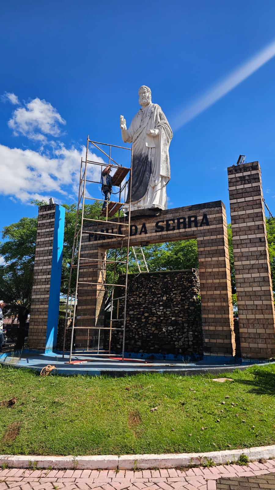 Mauá da Serra investe em restauração de monumento dedicado a São Pedro Apóstolo