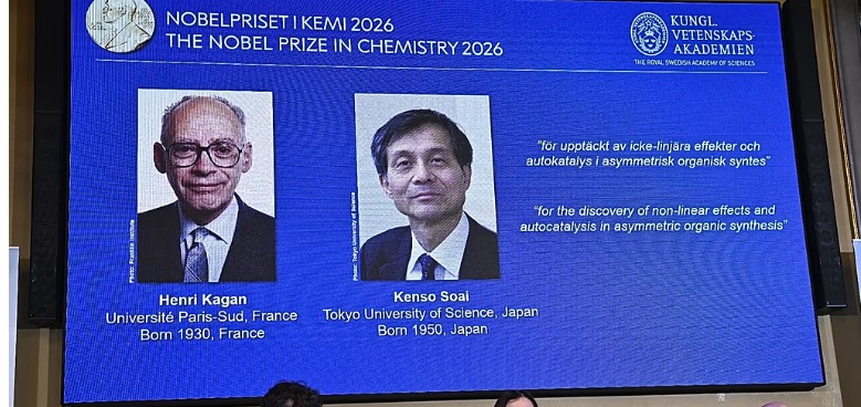 Nobel de Química 2026: descoberta revoluciona produção de fármacos