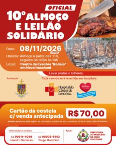 Novo Itacolomi organiza 10º Almoço e Leilão Solidário em novembro
