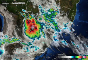 Paraná enfrenta segunda-feira de instabilidade com risco de temporais espalhados