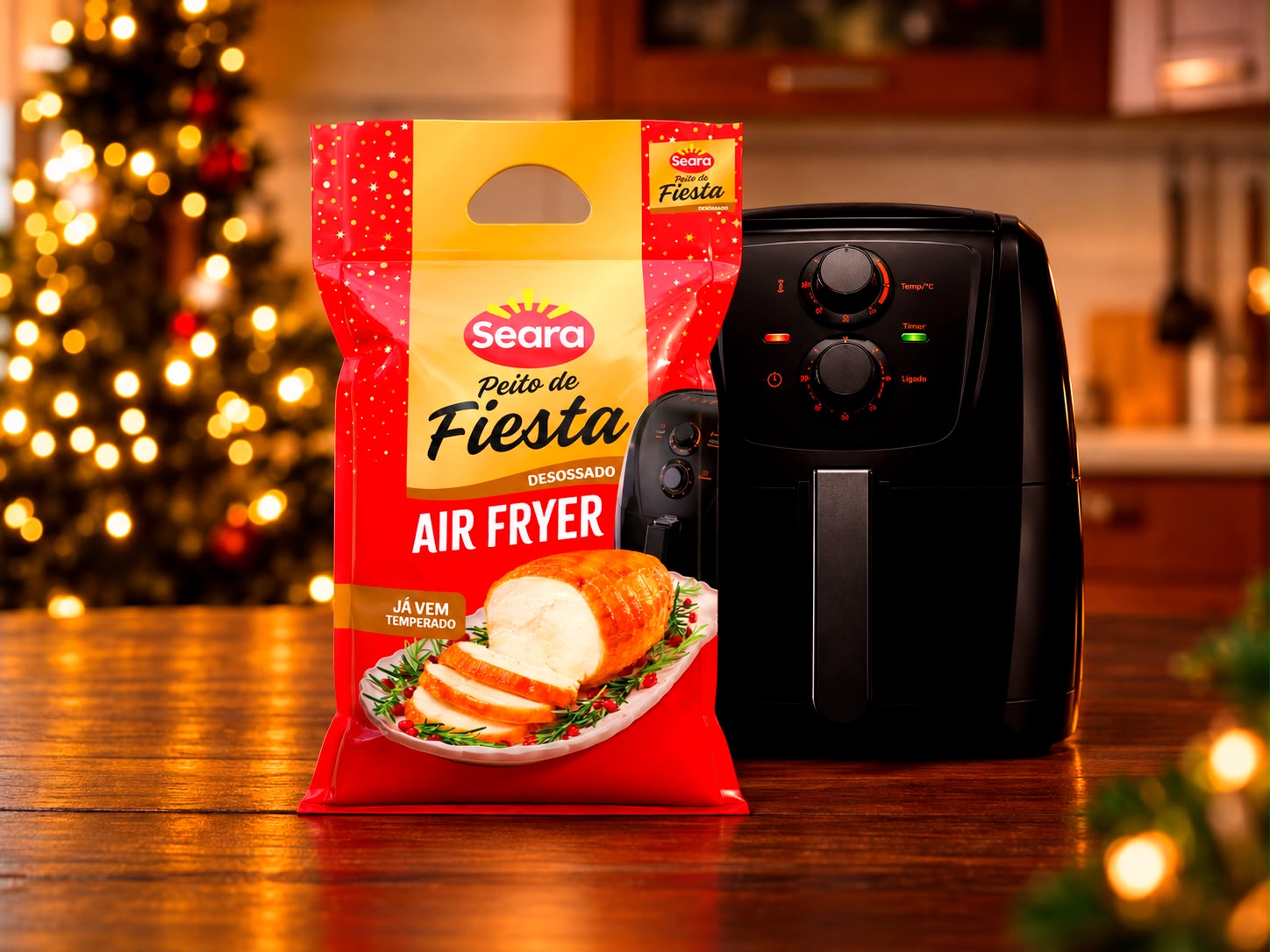 Paraná produz linha especial de alimentos Seara para Natal e Ano-Novo 2026