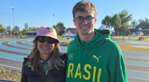 Renan Gallina é bicampeão sul-americano sub-23 nos 200m na Argentina