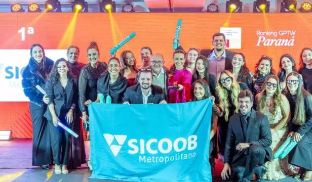 Sicoob Metropolitano figura entre top 2 melhores empresas para trabalhar no Brasil