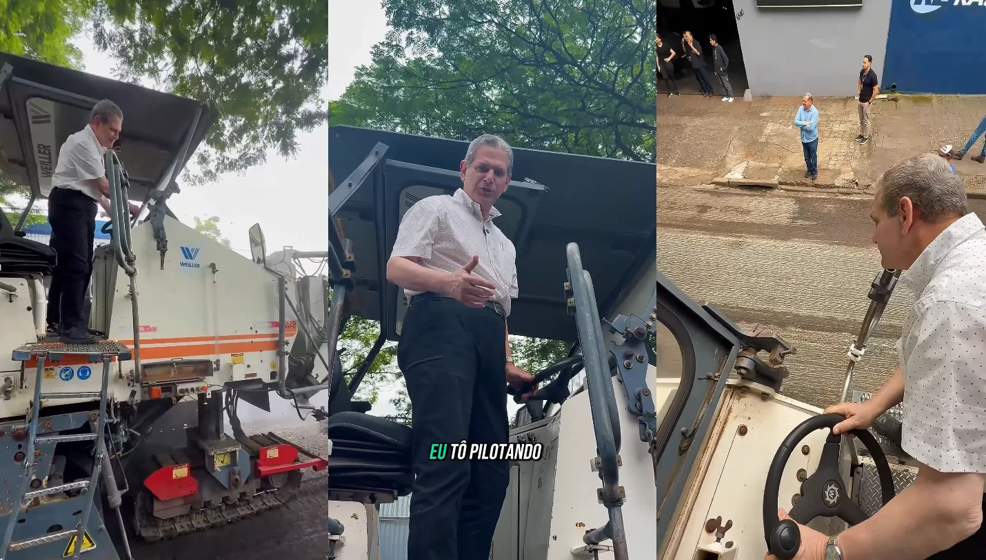 Silvio Barros acompanha de perto obras de recuperação asfáltica na Avenida Brasil