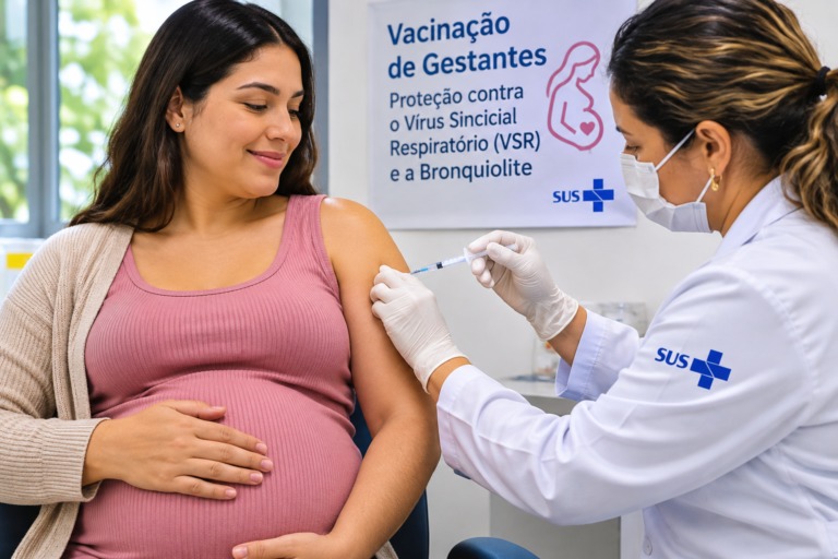 SUS disponibiliza imunização contra VSR para grávidas; proteção do bebê começa na gestação