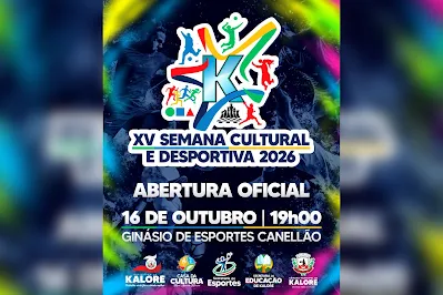 XV Semana Cultural e Esportiva 2026 tem abertura em Kaloré nesta sexta